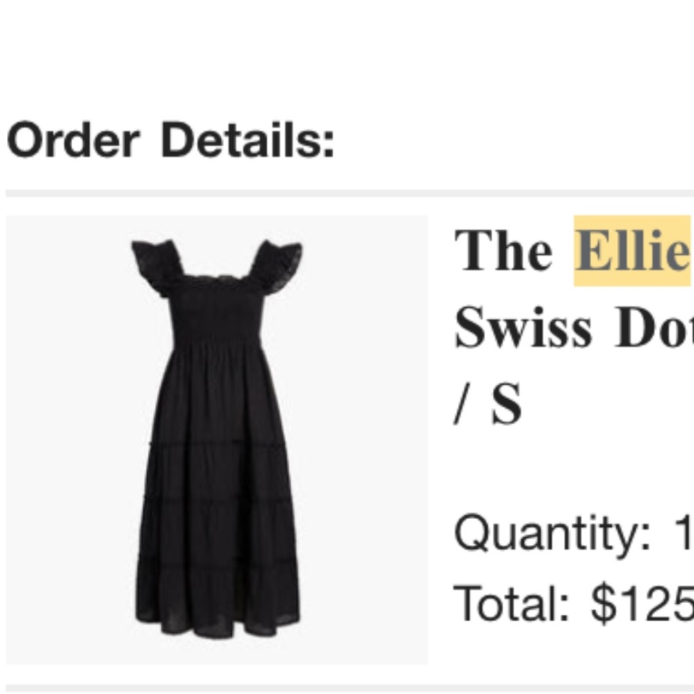 Hill House Black Ruffle Dress - Picture 4 of 4